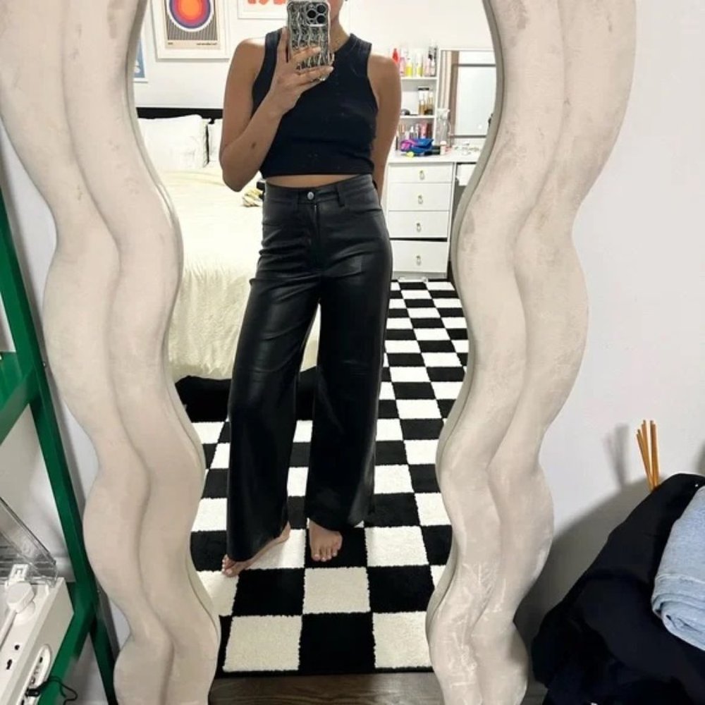 H&M Faux Leather Pants